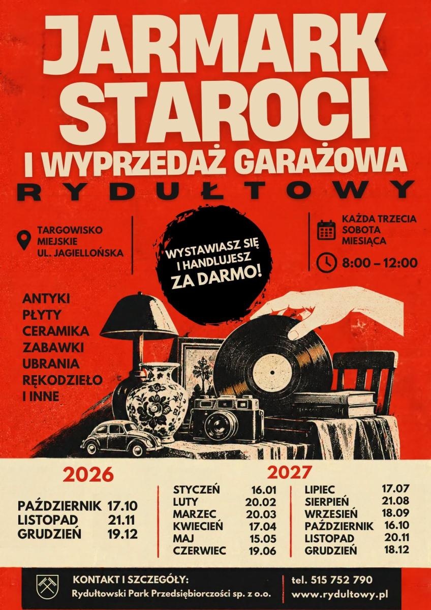 Zdjęcie w galerii na portalu naszwodzislaw.com: Starocie, rękodzieło i wyprzedaż garażowa. Nowa odsłona jarmarku w Rydułtowach wiadomości z regionu