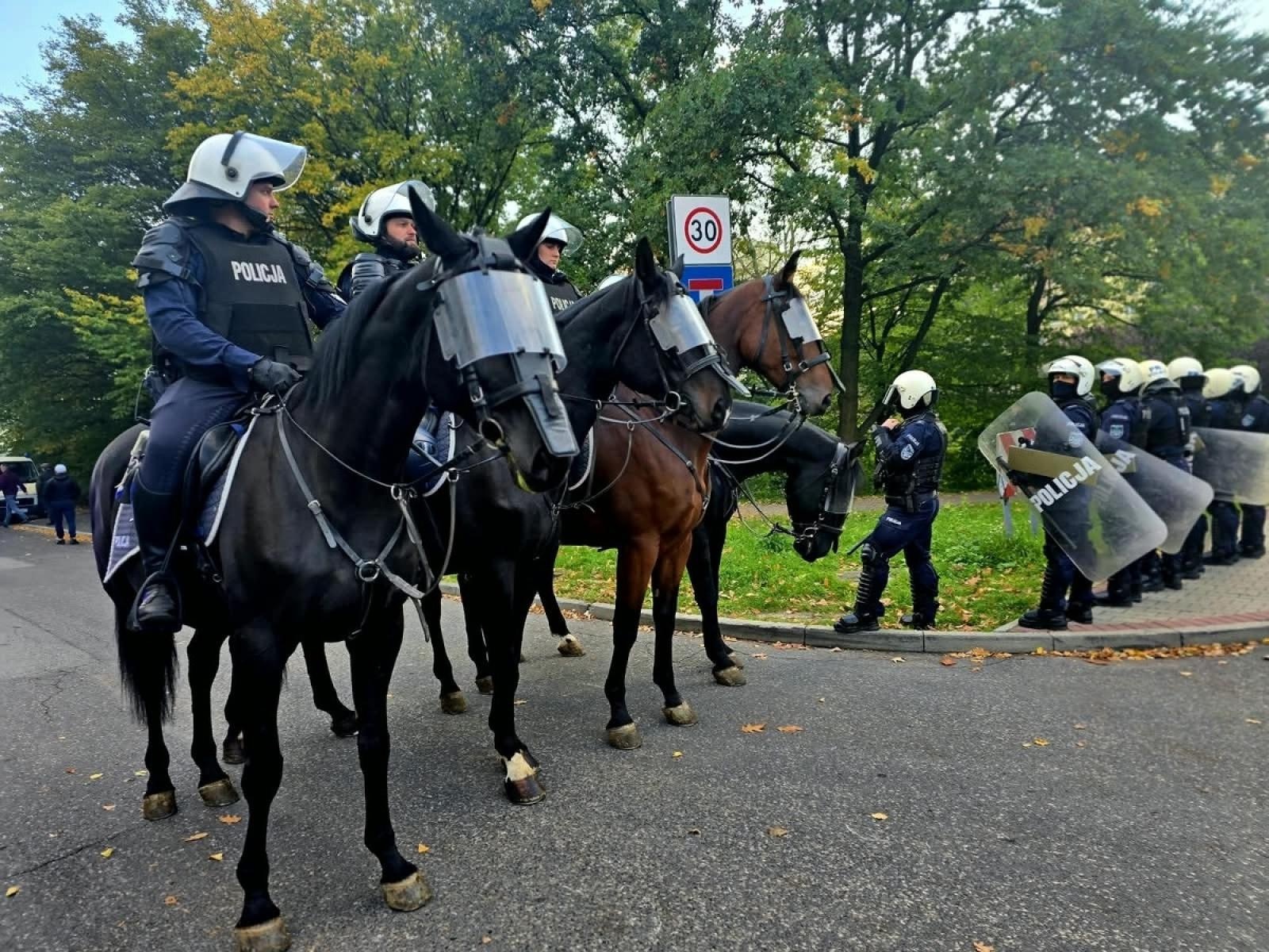 Zdjęcie w galerii na portalu naszwodzislaw.com: Sześć osób zatrzymanych po derbach Odry z GKS-em. Radny Alan Szatyło skarży działania policji wiadomości z regionu