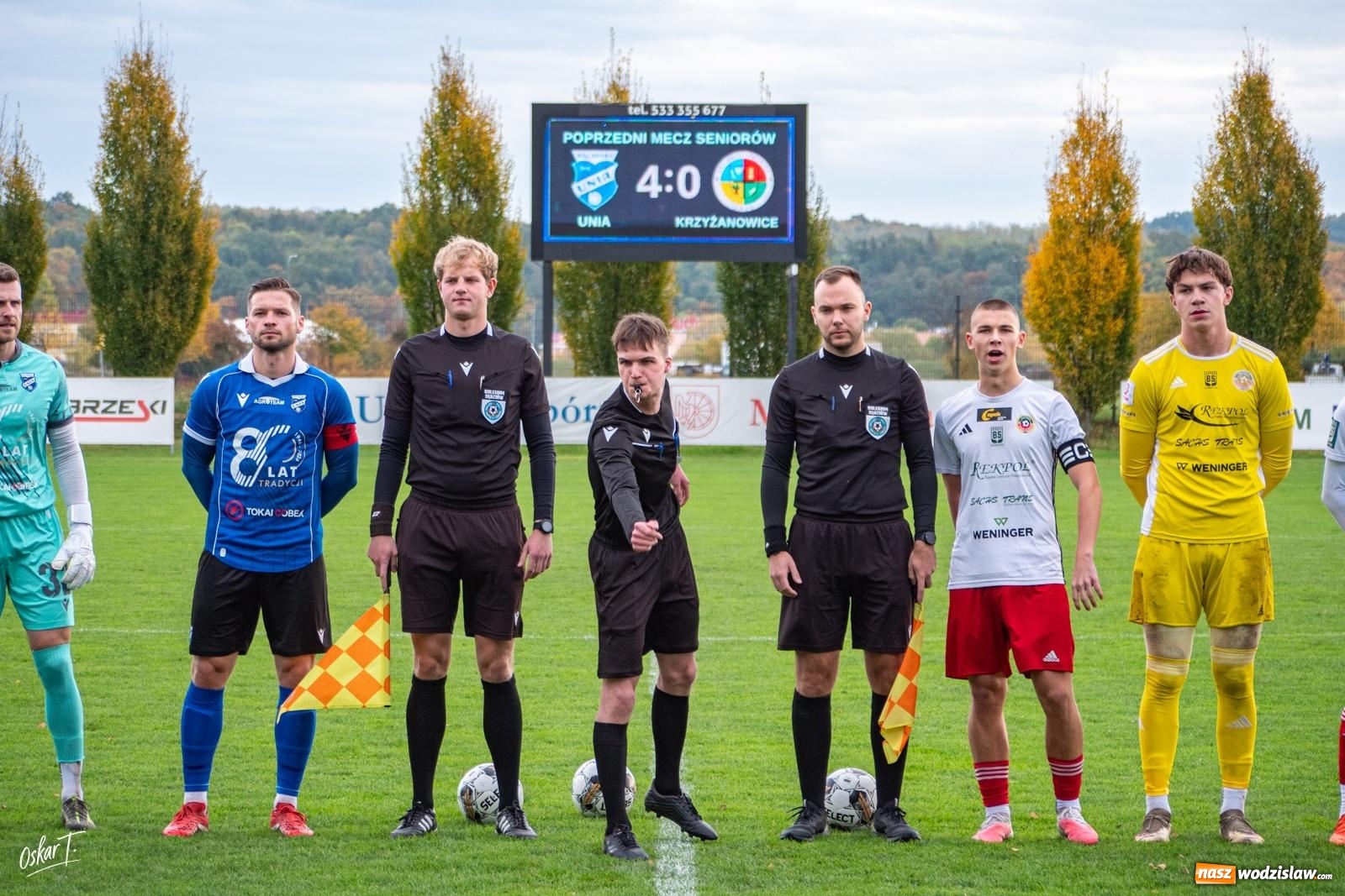 Zdjęcie w galerii na portalu naszwodzislaw.com: Sędzia temperował ich zapędy kartkami, Racibórz golami. Unia Racibórz wygrywa derby z imienniczką [FOTO] wiadomości z regionu