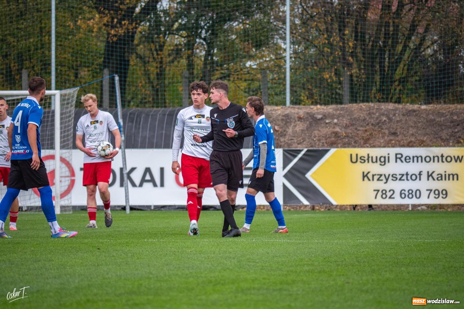 Zdjęcie w galerii na portalu naszwodzislaw.com: Sędzia temperował ich zapędy kartkami, Racibórz golami. Unia Racibórz wygrywa derby z imienniczką [FOTO] wiadomości z regionu