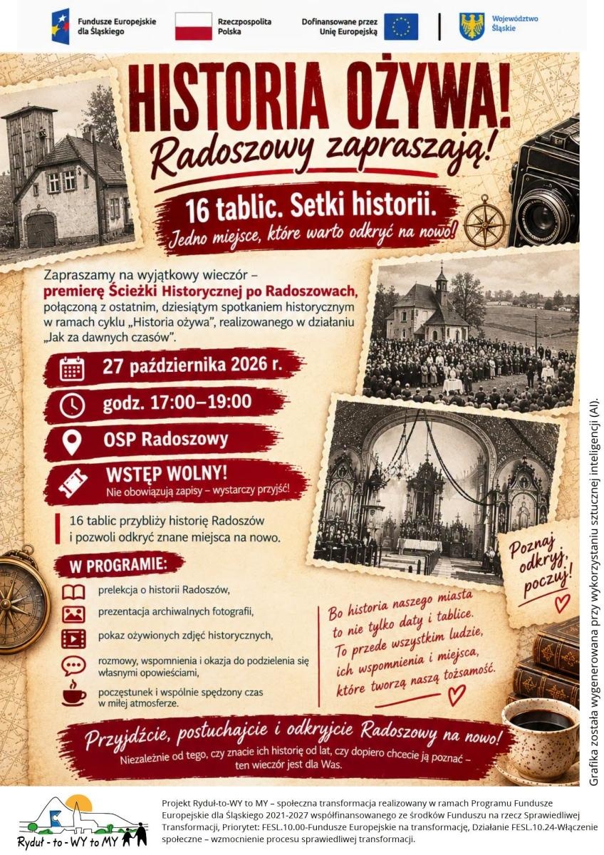 Zdjęcie w galerii na portalu naszwodzislaw.com: Historia ożywa w Radoszowach. Już dziś wyjątkowe spotkanie z przeszłością wiadomości z regionu
