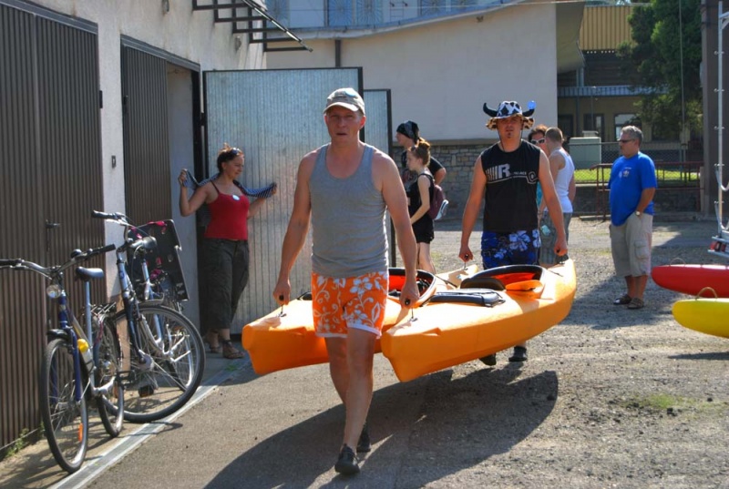 Zdjęcie w galerii na portalu naszwodzislaw.com: Miting wodniacki w Chałupkach wiadomości z regionu