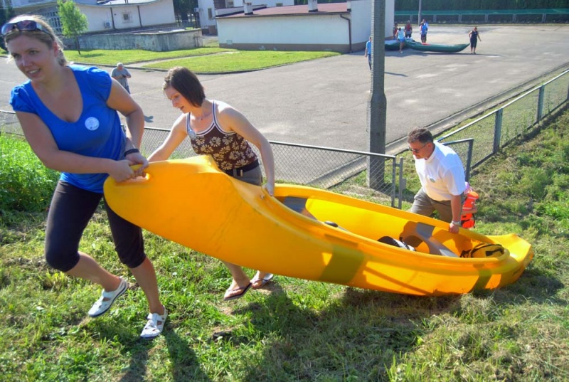Zdjęcie w galerii na portalu naszwodzislaw.com: Miting wodniacki w Chałupkach wiadomości z regionu