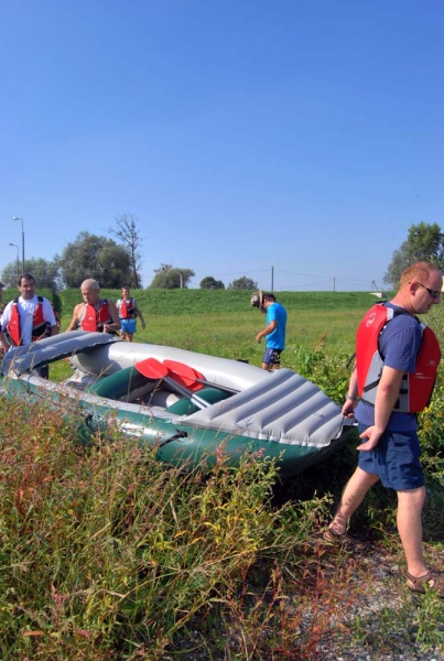 Zdjęcie w galerii na portalu naszwodzislaw.com: Miting wodniacki w Chałupkach wiadomości z regionu