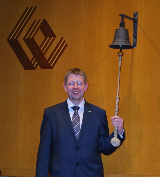 Zdjęcie w galerii na portalu naszwodzislaw.com: Debiut Wodzisławia na giełdzie wiadomości z regionu