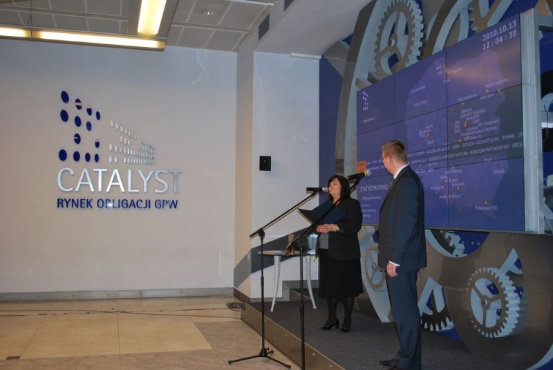 Zdjęcie w galerii na portalu naszwodzislaw.com: Debiut Wodzisławia na giełdzie wiadomości z regionu