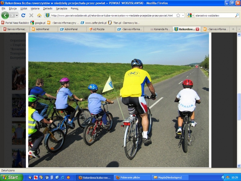 Zdjęcie w galerii na portalu naszwodzislaw.com: Rekord pobity, ścigało się 400 osób  wiadomości z regionu