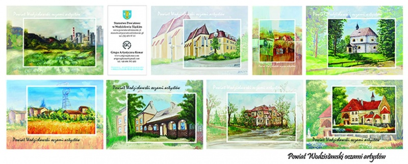 Zdjęcie w galerii na portalu naszwodzislaw.com: Powstały widokówki promujące powiat wiadomości z regionu
