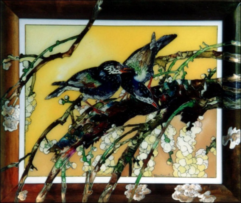 Zdjęcie w galerii na portalu naszwodzislaw.com: Na szkle malowane w Galerii pod Fikusem wiadomości z regionu