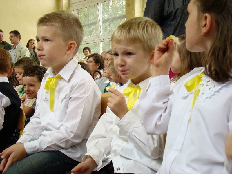 Zdjęcie w galerii na portalu naszwodzislaw.com: Słodko-kwaśne pasowanie na ucznia wiadomości z regionu