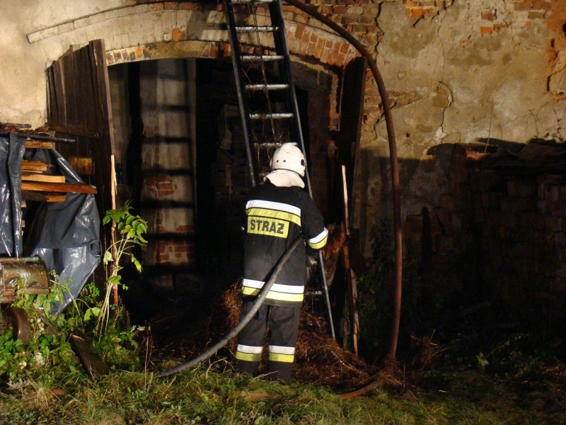 Zdjęcie w galerii na portalu naszwodzislaw.com: Wielki pożar w Krzyżkowicach wiadomości z regionu