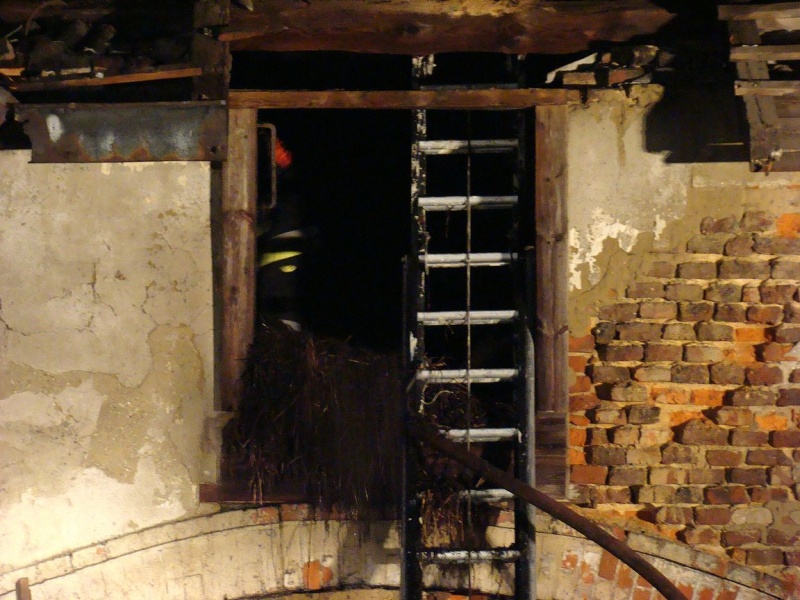 Zdjęcie w galerii na portalu naszwodzislaw.com: Wielki pożar w Krzyżkowicach wiadomości z regionu