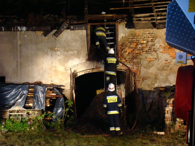 Zdjęcie w galerii na portalu naszwodzislaw.com: Wielki pożar w Krzyżkowicach wiadomości z regionu