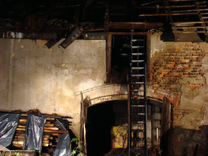 Zdjęcie w galerii na portalu naszwodzislaw.com: Wielki pożar w Krzyżkowicach wiadomości z regionu