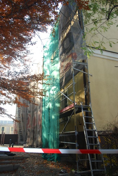 Zdjęcie w galerii na portalu naszwodzislaw.com: Na dachu nie rosną już drzewa wiadomości z regionu