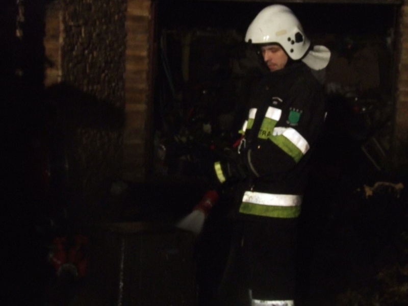 Zdjęcie w galerii na portalu naszwodzislaw.com: Paliła się piwnica domu w Zawadzie wiadomości z regionu