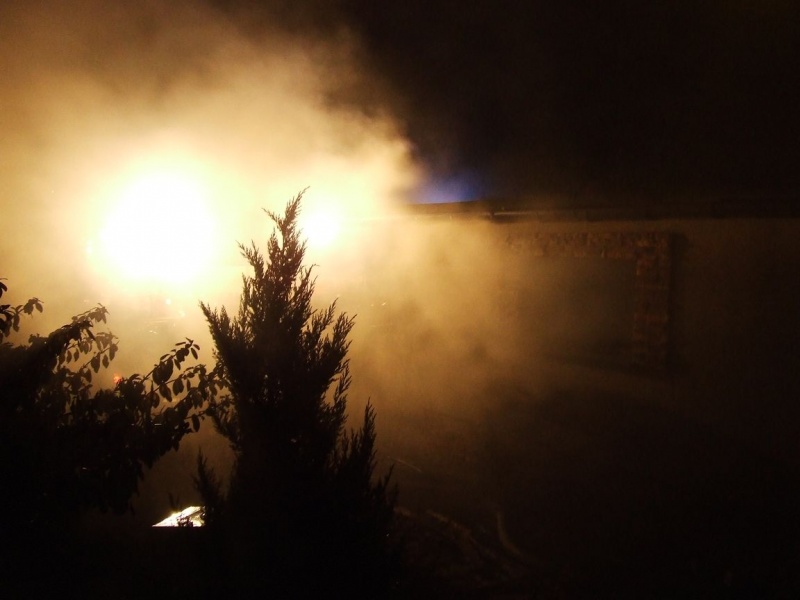 Zdjęcie w galerii na portalu naszwodzislaw.com: Paliła się piwnica domu w Zawadzie wiadomości z regionu