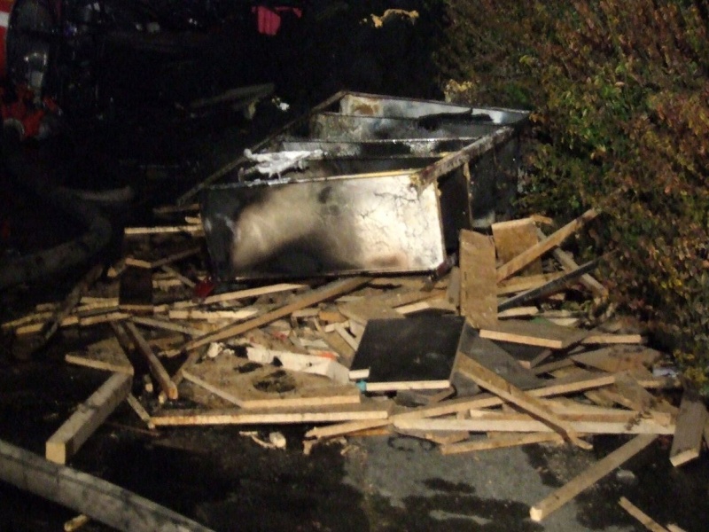 Zdjęcie w galerii na portalu naszwodzislaw.com: Paliła się piwnica domu w Zawadzie wiadomości z regionu