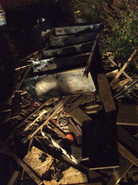 Zdjęcie w galerii na portalu naszwodzislaw.com: Paliła się piwnica domu w Zawadzie wiadomości z regionu