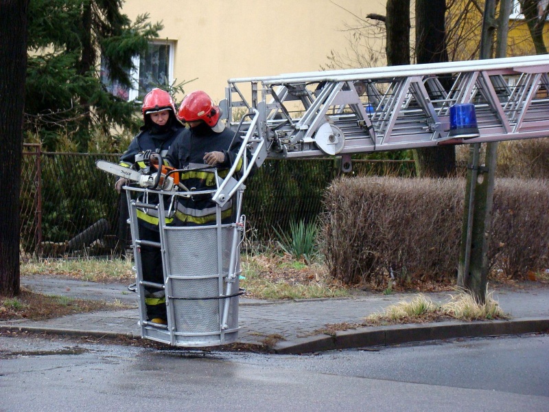 Zdjęcie w galerii na portalu naszwodzislaw.com: Na Wilchwach usuwali skutki wichury wiadomości z regionu