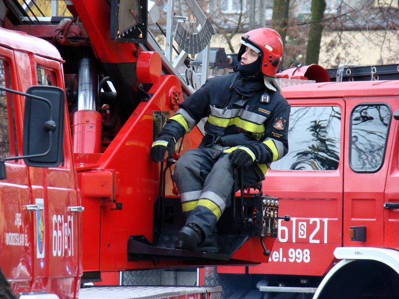 Zdjęcie w galerii na portalu naszwodzislaw.com: Na Wilchwach usuwali skutki wichury wiadomości z regionu