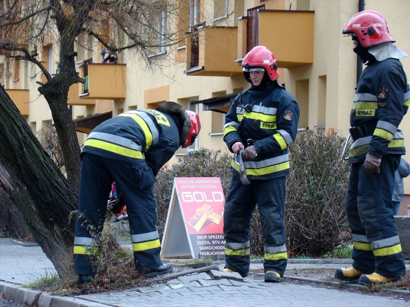 Zdjęcie w galerii na portalu naszwodzislaw.com: Na Wilchwach usuwali skutki wichury wiadomości z regionu