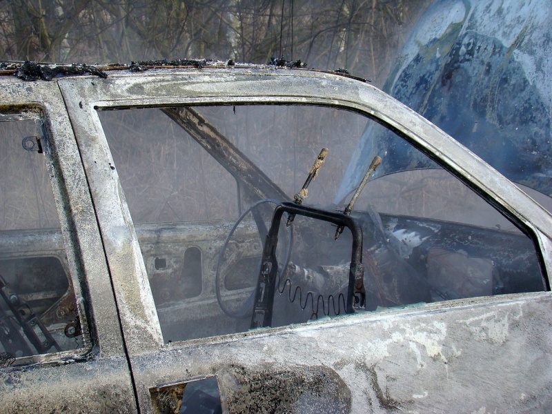 Zdjęcie w galerii na portalu naszwodzislaw.com: Cinquacento doszczętnie spłonęło wiadomości z regionu