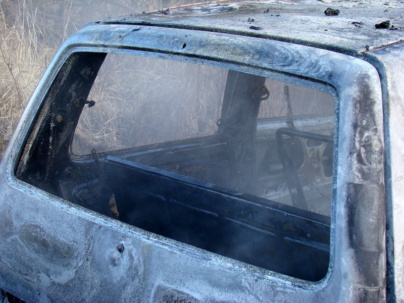 Zdjęcie w galerii na portalu naszwodzislaw.com: Cinquacento doszczętnie spłonęło wiadomości z regionu