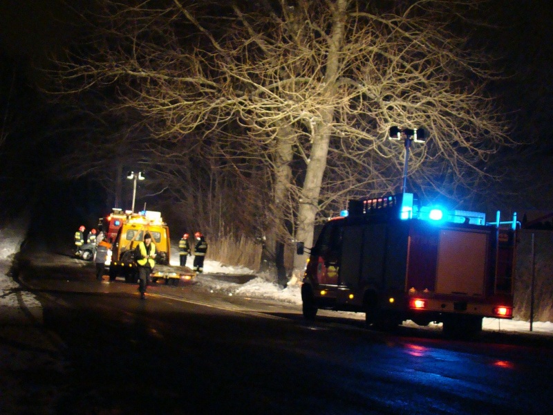 Zdjęcie w galerii na portalu naszwodzislaw.com: Seat uderzył w drzewo wiadomości z regionu