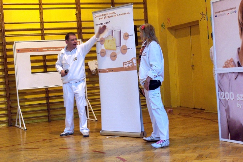 Zdjęcie w galerii na portalu naszwodzislaw.com: Dzień mleka w SP nr 5 wiadomości z regionu