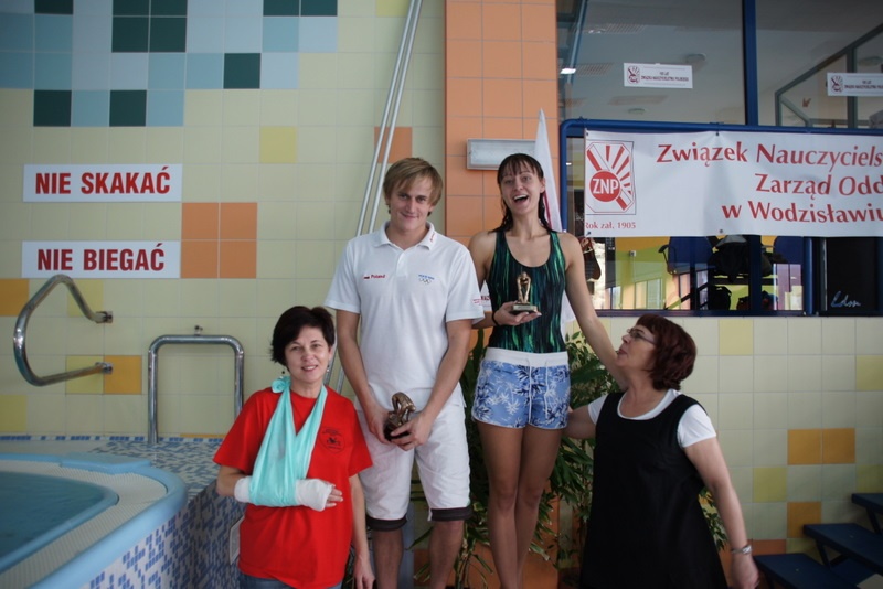 Zdjęcie w galerii na portalu naszwodzislaw.com: Mityng pływacki nauczycieli w Radlinie wiadomości z regionu