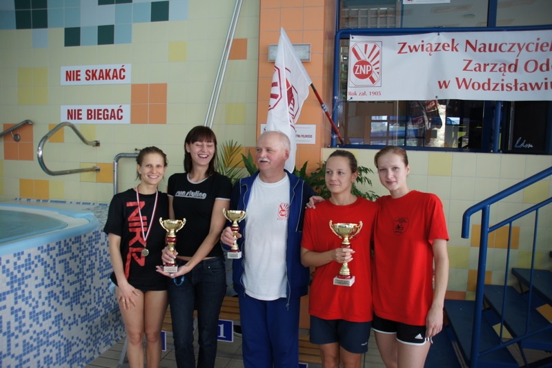Zdjęcie w galerii na portalu naszwodzislaw.com: Mityng pływacki nauczycieli w Radlinie wiadomości z regionu