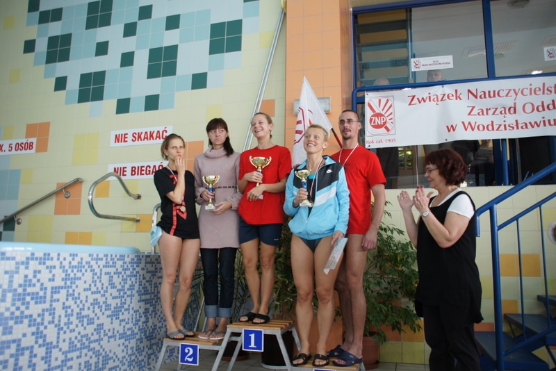 Zdjęcie w galerii na portalu naszwodzislaw.com: Mityng pływacki nauczycieli w Radlinie wiadomości z regionu