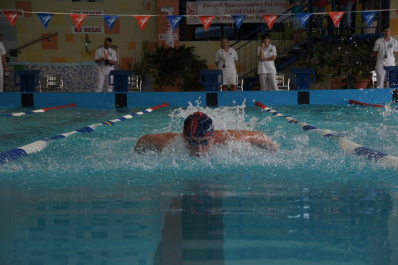 Zdjęcie w galerii na portalu naszwodzislaw.com: Mityng pływacki nauczycieli w Radlinie wiadomości z regionu