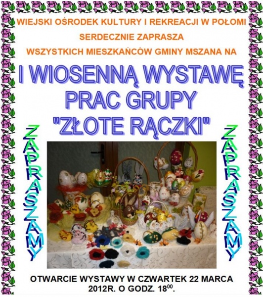 Zdjęcie w galerii na portalu naszwodzislaw.com: Wernisaż Złotych Rączek wiadomości z regionu