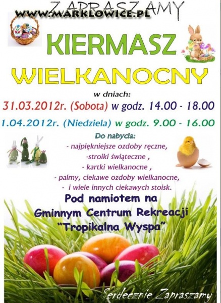 Zdjęcie w galerii na portalu naszwodzislaw.com: Kiermasz Wielkanocny 2012 wiadomości z regionu