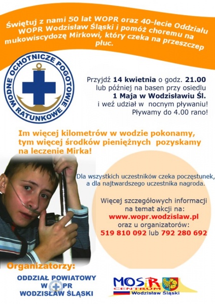 Zdjęcie w galerii na portalu naszwodzislaw.com: Akcja charytatywna organizowana przez WOPR i MOSiR wiadomości z regionu