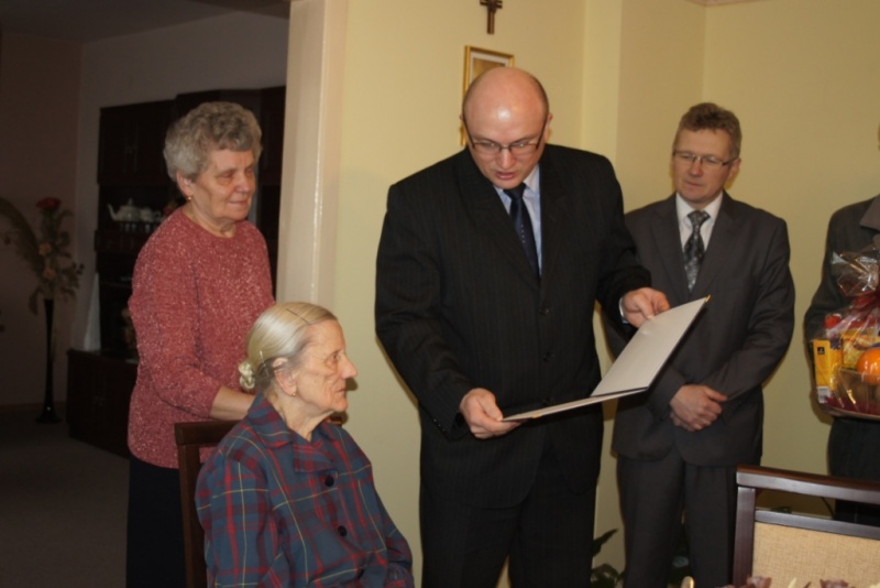 Zdjęcie w galerii na portalu naszwodzislaw.com: Pani Maria świętowała 101. urodziny wiadomości z regionu