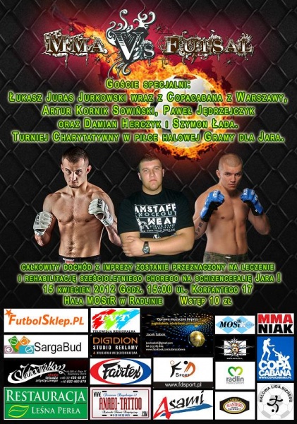 Zdjęcie w galerii na portalu naszwodzislaw.com: Turniej Charytatywny MMA vs Futsal wiadomości z regionu