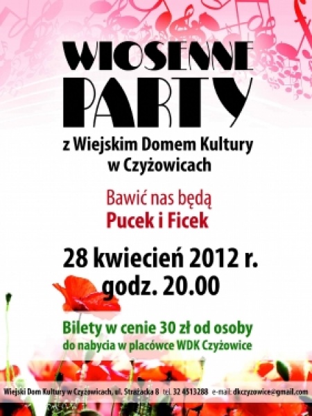 Zdjęcie w galerii na portalu naszwodzislaw.com: Wiosenne Party z WDK Czyżowice wiadomości z regionu