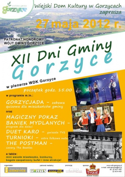 Zdjęcie w galerii na portalu naszwodzislaw.com: Dni Gminy Gorzyce wiadomości z regionu