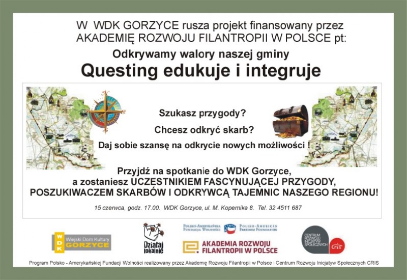 Zdjęcie w galerii na portalu naszwodzislaw.com: Questing edukuje i integruje wiadomości z regionu