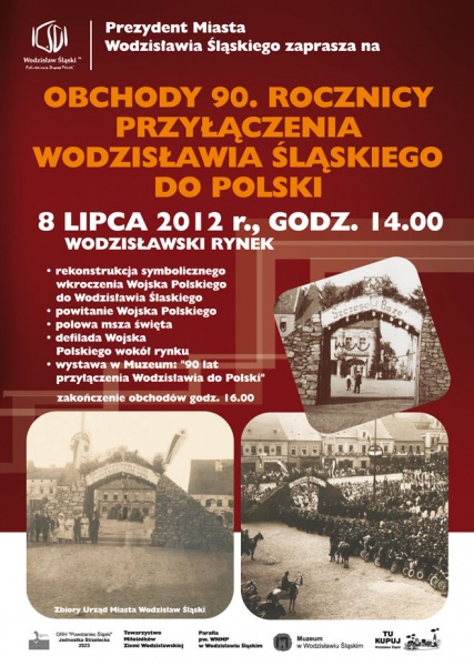 Zdjęcie w galerii na portalu naszwodzislaw.com: Obchody przyłączenia Wodzisławia Śląskiego do Polski wiadomości z regionu