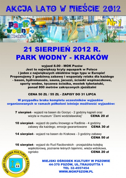 Zdjęcie w galerii na portalu naszwodzislaw.com: Akcja lato w mieście 2012 - Pszów wiadomości z regionu