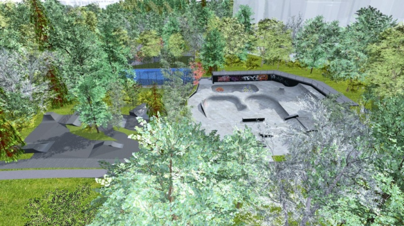 Zdjęcie w galerii na portalu naszwodzislaw.com: Super skate park w parku Trzy Wzgórza wiadomości z regionu