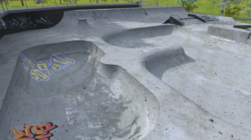 Zdjęcie w galerii na portalu naszwodzislaw.com: Super skate park w parku Trzy Wzgórza wiadomości z regionu