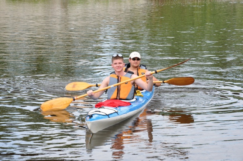 Zdjęcie w galerii na portalu naszwodzislaw.com: Odra dała im mocno popalić wiadomości z regionu