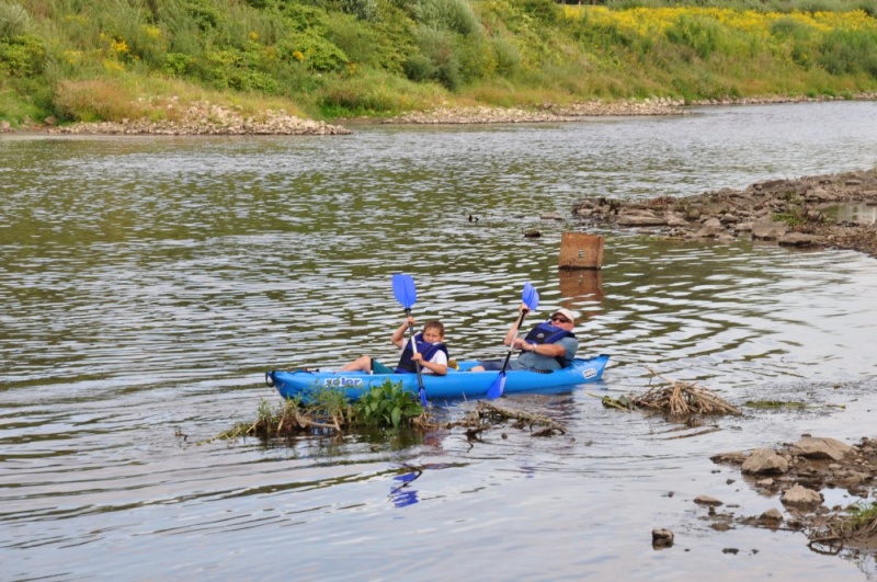 Zdjęcie w galerii na portalu naszwodzislaw.com: Odra dała im mocno popalić wiadomości z regionu