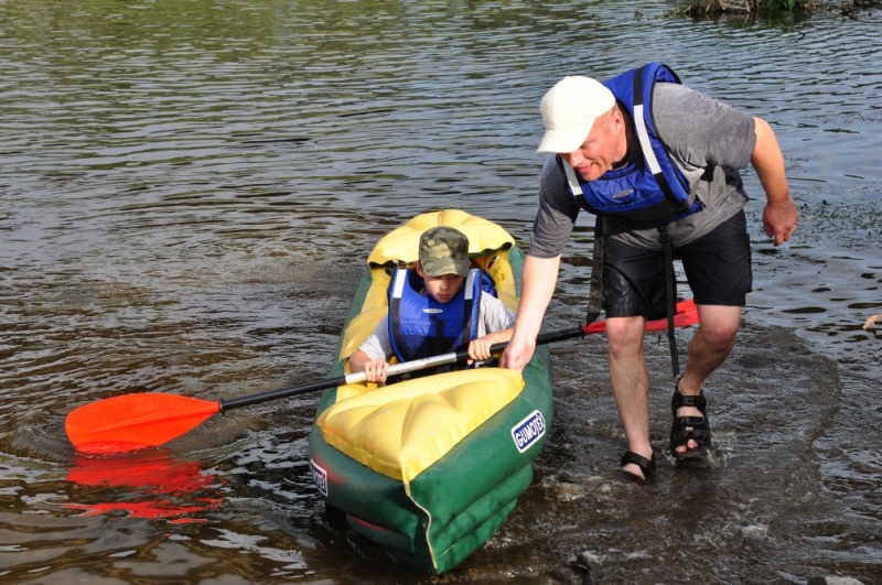 Zdjęcie w galerii na portalu naszwodzislaw.com: Odra dała im mocno popalić wiadomości z regionu