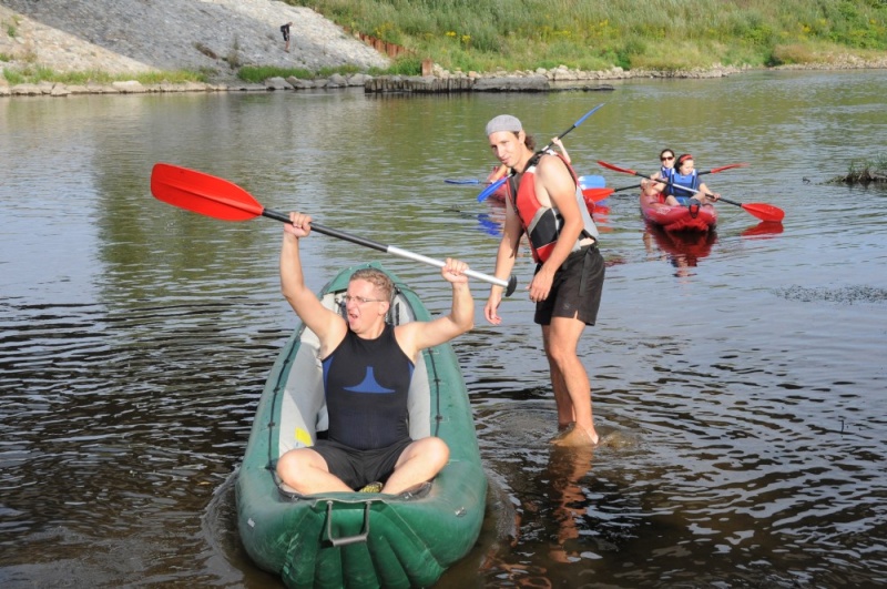 Zdjęcie w galerii na portalu naszwodzislaw.com: Odra dała im mocno popalić wiadomości z regionu